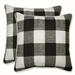 Boulder Bay Buffalo Check 16.5-inch Throw Pillow (Set of 2) by Havenside Home