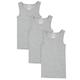 Sanetta - Unterhemd Basic Boy 3Er-Pack In Hellgrau Melange, Gr.164