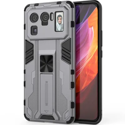 For Xiaomi Mi 11 Ultra Case Shockproof Armor Magnetic Car Holder Ring Phone Case for Mi11 Ultra