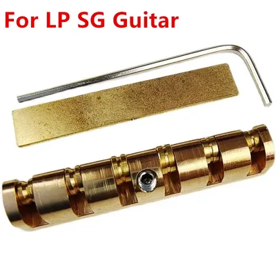 【Made in Japan】 Height Adjustable 43mm Brass Roller Guitar Nut Replacement for Les Paul LP SG Style