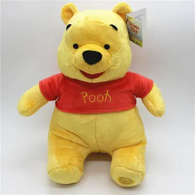 MINISO Disney 40cm Original Winnie the Pooh Bear Plush Toy Animal Stuffed Soft Doll Toys For Kids