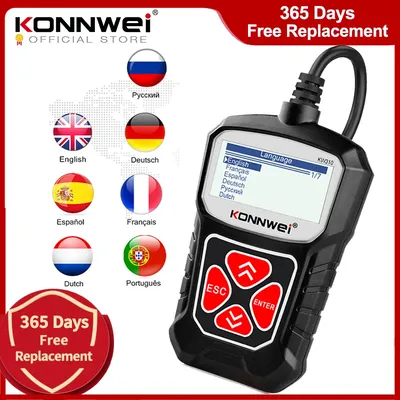 KONNWEI KW310 Obd2 Scanner for Auto Obd 2 Car Diagnostic Tool 2024 Automotive Scanner Car Tools odb2