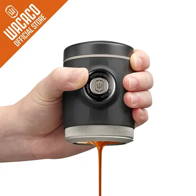 WACACO Picopresso Portable Espresso Maker, Specialty Coffee Machine, 18 Bar Pressure Travel Coffee, Gift, New Year