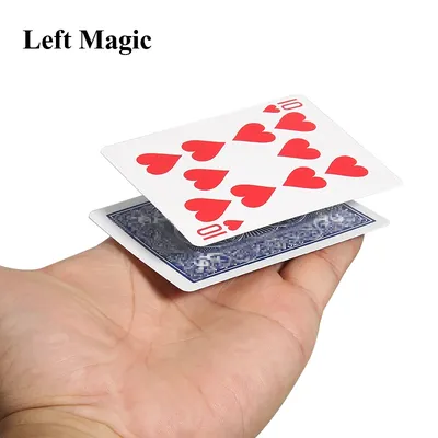 Floating Card Magic Trick Playing Card Suspension Close Up Magic Props Street Bar Mentalism Illusion