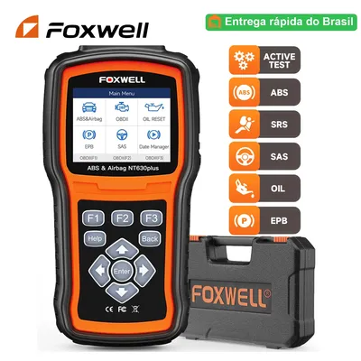 FOXWELL NT630 Plus OBD2 Automotive Scanner Engine ABS SRS EPB OIL SAS Calibration Code Reader ODB