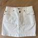 Free People Skirts | Free People She’s All That Denim Mini Skirt In White | Color: White | Size: 25