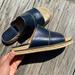 Coach Shoes | Coach Leather Espadrilles Sandals | Color: Blue/Tan | Size: 37