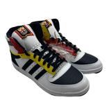 Adidas Shoes | Adidas Top Ten Originals S24124 Blue White Red Yellow Basketball Shoe Sz 10 | Color: White | Size: 10