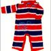 Disney One Pieces | 4 Sleeve Onesie Size 6-9 Months | Color: Blue/Red | Size: 6-9mb