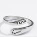 Free People Jewelry | New 925 Faith Silver Wrap Adjustable Ring | Color: Silver | Size: Os
