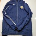 Adidas Jackets & Coats | Adidas X Notre Dame Full Zip Windbreaker Men's Medium | Color: Blue | Size: M