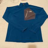 The North Face Jackets & Coats | North Face Tka 100 Mens 1/4 Zip Pullover Jacket Light Blue Sz S | Color: Blue | Size: S