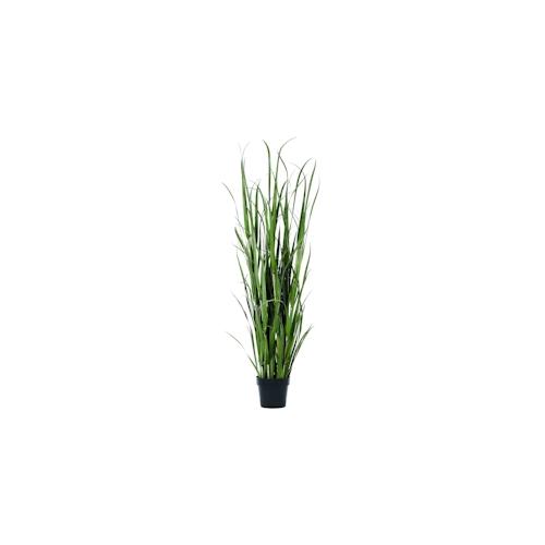 Kunstpflanze Topfpflanze Künstlich Gras grün H 80 cm