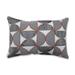Pillow Perfect Half-Circle Outline Orange 11.5x17.5-inch Rectangular Throw Pillow