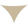 vidaXL Sonnensegel Oxford-Gewebe Dreieckig 4,5x4,5x4,5 m Beige