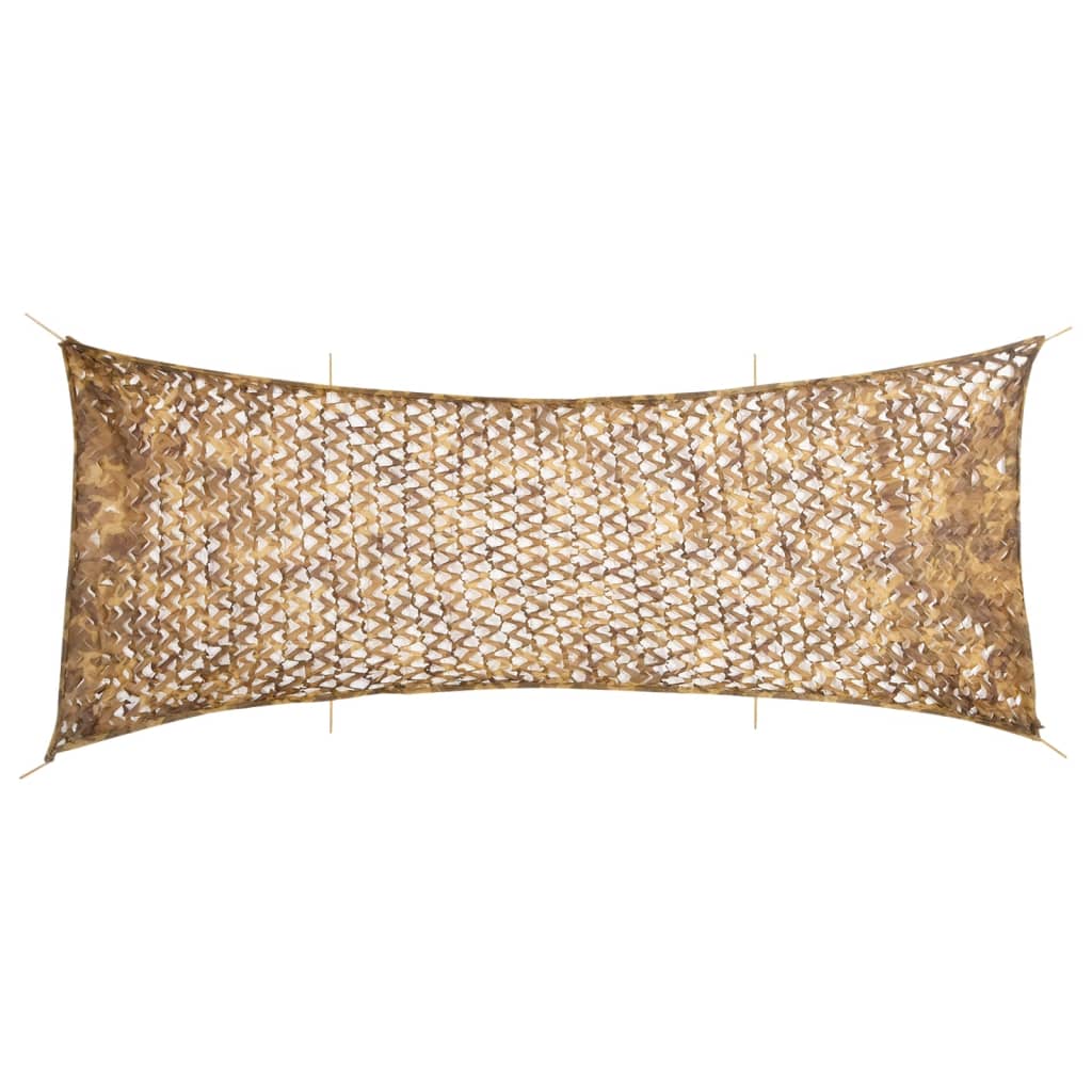 vidaXL Tarnnetz mit Aufbewahrungstasche 3×7 m Beige