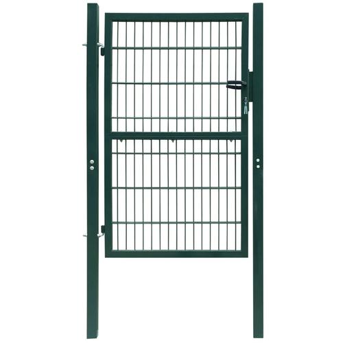 vidaXL 2D Zauntor (Einzeltor) Grün 106×230 cm
