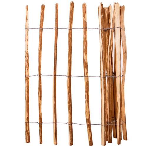 vidaXL Staketenzaun Haselnuss 120×250 cm