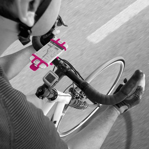 Celly Fahrrad-Handyhalterung Easybike Rosa