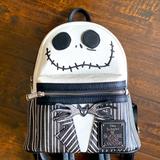 Disney Bags | Disney Park Loungefly The Nightmare Before Christmas Backpack | Color: Black/White | Size: Os