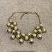 J. Crew Jewelry | Jcrew Statement Pearl Necklace Gold | Color: Cream/Gold | Size: Os
