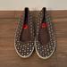 American Eagle Outfitters Shoes | American Eagle Outfitters Slip On Brown Polka Dot Shoes Size 10 | Color: Brown/Cream | Size: 10