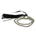 Gucci Accessories | Gucci Women's Chain Tassel Gold / Black Leather Belt 388992 8061 (85 / 34) | Color: Gold | Size: Various