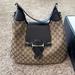 Gucci Bags | Gucci Beige/Ebony Gg Canvas And Leather Emily Chain Hobo Bag | Color: Tan | Size: Os