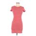 Old Navy Casual Dress - Mini: Orange Stripes Dresses - Women's Size X-Small