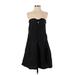 See U Soon Casual Dress - A-Line: Black Solid Dresses - Women's Size 2