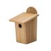 Birds Choice Bluebird House Spruce Creek Collection in Natural Teak Recycled Plastic Plastic in Brown | 12.5 H x 9 W x 7 D in | Wayfair SCBBH