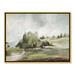 Birch Lane™ Green Country Road by Allison Pearce - Floater Frame Print on Canvas in Brown/Gray/Green | 19.5 H x 25.5 W x 2 D in | Wayfair