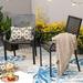 Lark Manor™ Argyri 7 Pcs Outdoor Dining Set For 6, Wood Top Metal Dining Table & Modern Dining Chairs, Dining Furniture Set For Patio, Deck, Yard | Wayfair
