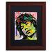 Trademark Fine Art 'Mick Jagger' Framed Graphic Art Print Canvas | 23.5 H x 19.5 W x 0.75 D in | Wayfair ALI5771-B1114BMF