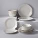 Lenox French Perle Off- 12-Piece Dinnerware Set Ceramic/Earthenware/Stoneware in White | Wayfair 868103