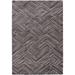 Gray/White 91 x 63 x 0.55 in Area Rug - Orren Ellis Wiebmer Abstract Machine Woven Area Rug in Charcoal/Gray/Ivory/Cream | Wayfair