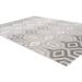 Gray/White 91 x 63 x 0.47 in Area Rug - Corrigan Studio® Iosep Geometric Machine Woven Area Rug | 91 H x 63 W x 0.47 D in | Wayfair