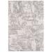 Gray/White 91 x 63 x 0.47 in Area Rug - 17 Stories Abstract Machine Woven Area Rug in Ivory/Grey | 91 H x 63 W x 0.47 D in | Wayfair