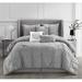 House of Hampton® Akhil Microfiber 7 Piece Comforter Set Polyester/Polyfill/Microfiber in Gray | Queen Comforter + 6 Additional Pieces | Wayfair