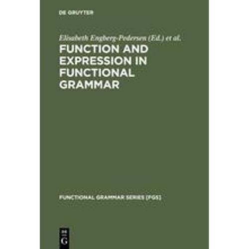 Function And Expression In Functional Grammar, Gebunden, 1994