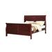 Canora Grey Bronislovas Low Profile Sleigh Bed Wood in Brown | 48 H x 63 W x 83 D in | Wayfair ED4097E216CC4C2B85971035869E3EE7