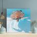 Bayou Breeze Sea Turtle Swimming On Clear Water - 1 Piece Square Graphic Art Print On Wrapped Canvas - Wrapped Canvas Painting Canvas | Wayfair