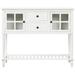 Sideboard Console Table with Bottom Shelf, Buffet Storage Cabinet