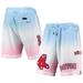 Men's Pro Standard Blue/Pink Boston Red Sox Team Logo Ombre Shorts