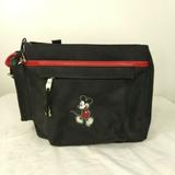 Disney Bags | Disney Store Mickey Mouse Rectangle Backpack Purse Cell Phone Holder Pockets | Color: Black | Size: Os