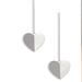 Kate Spade Jewelry | Nwt Kate Spade Heritage Heart Linear Earrings | Color: Silver | Size: Os