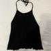 American Eagle Outfitters Tops | American Eagle Smocked Halter Top | Color: Black | Size: Xs