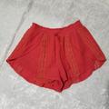 American Eagle Outfitters Shorts | American Eagle Outfitters Lace Red/Orange Shorts | Color: Orange/Red | Size: M
