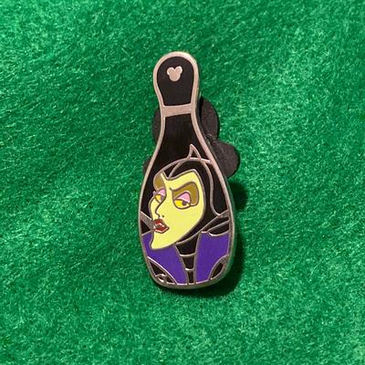 Disney Accessories | Disney Hidden Mickey Maleficent Bowling Pin | Color: Black/Purple | Size: Os