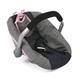 Bayer Chic 2000 708-26 Puppen-Autositz für Baby-Puppen, Puppentrage, Melange Navy-grau